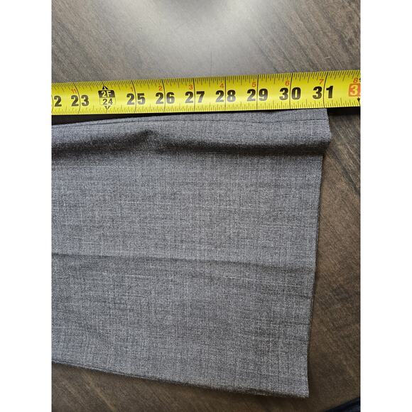 Antonio Melani Women's Gray Size 12 Dress Pants Wide Leg Polyester Blend - Picture 7 of 9